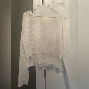 You Are Not Alone lace top